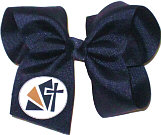 Large St Thomas Moore Navy with Navy Knot Bow